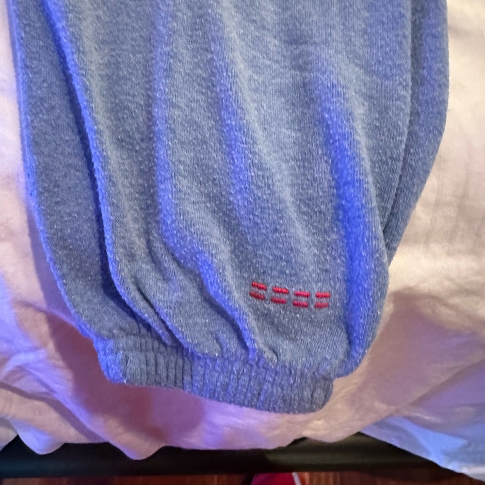 Blue Lounge Pants with Peace Design - Picture 5 of 8